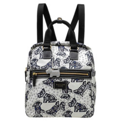 Radley Folk Dog Fabric Medium Backpack, Ivory